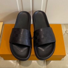Louis Vuitton Men's Cowhide Surface Rubber Outsole Sandals 03 2021