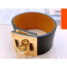 hermes bangle in epsom leather black 2025