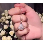 Bulgari Diva Diamond Rose Gold Pendant Necklace