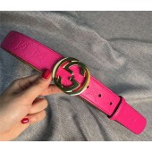 Gucci Signature belt with G buckle 370543 rose pink