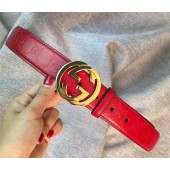 Gucci Signature belt with G buckle 370543 red