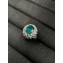 Cubic Zirconia Paraiba Tourmaline Ring 01