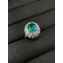 Cubic Zirconia Paraiba Tourmaline Ring 01