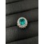 Cubic Zirconia Paraiba Tourmaline Ring 01