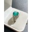 Cubic Zirconia Paraiba Tourmaline Ring 02