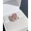 Cubic Zirconia Padparadscha Pink Sapphire Ring 02