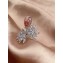 Cubic Zirconia Padparadscha Pink Sapphire Ring 03
