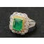 Cubic Zirconia Emerald Ring