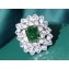 Cubic Zirconia Emerald Ring 29