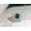Cubic Zirconia Emerald Ring 29