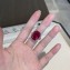 Cubic Zirconia Ruby Ring 19