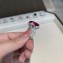 Cubic Zirconia Ruby Ring 19