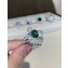 Cubic Zirconia Emerald Ring 22