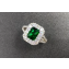 Cubic Zirconia Emerald Ring 27