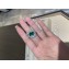 Cubic Zirconia Emerald Ring 52