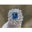 Cubic Zirconia Blue Diamond Ring 32