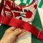 Prada Re-Edition 2005 Embroidered Drill shoulder bag 1BH204 Red 2023