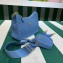 Prada Re-Edition 2005 crochet shoulder bag 1BH204 Blue 2023
