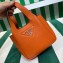 Prada Leather handbag 1BA349 Orange 2023