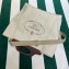 Prada Medium Tote Bag in Canvas and Wood 1BG349 White 2023