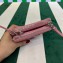 Prada Saffiano Leather Triangle mini-pouch bag 1NR015 Pink 2023