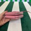 Prada Saffiano Leather Triangle mini-pouch bag 1NR015 Pink 2023