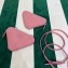 Prada Saffiano Leather Triangle mini-pouch bag 1NR015 Pink 2023