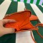Prada Saffiano Leather Triangle mini-pouch bag 1NR015 Orange 2023