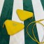 Prada Saffiano Leather Triangle mini-pouch bag 1NR015 Yellow 2023