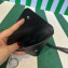 Prada Saffiano Leather Triangle keychain trick 1TL445 Black 2023
