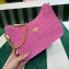 Prada Re-Edition 2005 crochet shoulder bag 1BH204 Pink 2023