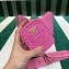 Prada Re-Edition 2005 crochet shoulder bag 1BH204 Pink 2023