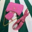 Prada Re-Edition 2005 crochet shoulder bag 1BH204 Pink 2023