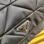 Prada Re-Nylon padded shoulder bag 1BD290 Black 2023