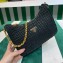 Prada Re-Edition 2005 crochet shoulder bag 1BH204 Black 2023