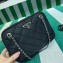 Prada Re-Edition Nylon shoulder bag 1BH910 Quilted Black 2023