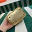 Prada Small Saffiano Leather Panier Bag 1BA217 Gold 2023