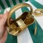Prada Small Saffiano Leather Panier Bag 1BA217 Gold 2023