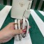Prada Small Saffiano Leather Panier Bag 1BA217 White 2023