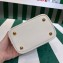 Prada Small Saffiano Leather Panier Bag 1BA217 White 2023