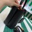 Prada Small Saffiano Leather Panier Bag 1BA217 Black 2023