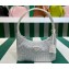Prada Re-Edition 2000 mini bag with crystals 1NE515 White 2023