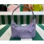 Prada Re-Edition 2000 mini bag with crystals 1NE515 Purple 2023