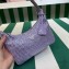 Prada Re-Edition 2000 mini bag with crystals 1NE515 Purple 2023