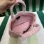 Prada Small crochet tote bag 1BG422 Pink 2023