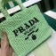 Prada Small crochet tote bag 1BG422 Green 2023