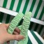 Prada Small crochet tote bag 1BG422 Green 2023