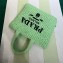 Prada Small crochet tote bag 1BG422 Green 2023