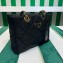 Prada padded nylon chain Shoulder bag 1BG468 Black 2023
