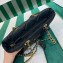Prada padded nylon chain Shoulder bag 1BG468 Black 2023